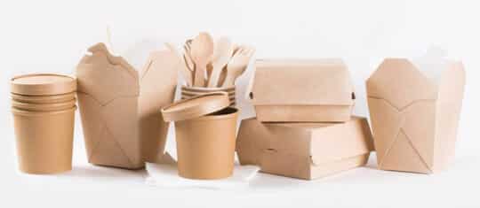 Eco-friendly fast food packaging for restaurants