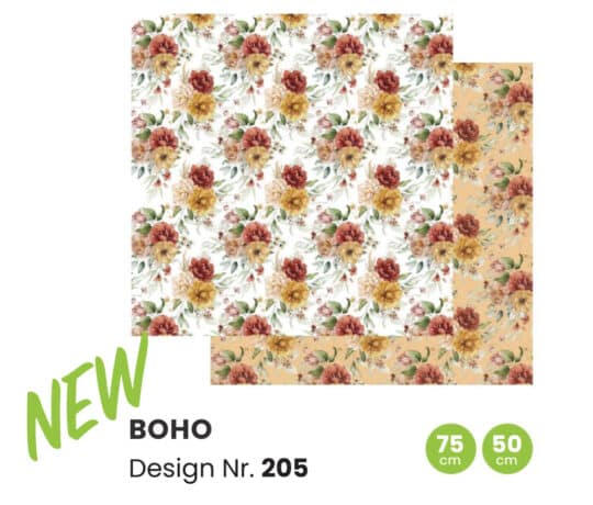 BOHO flower paper design 205